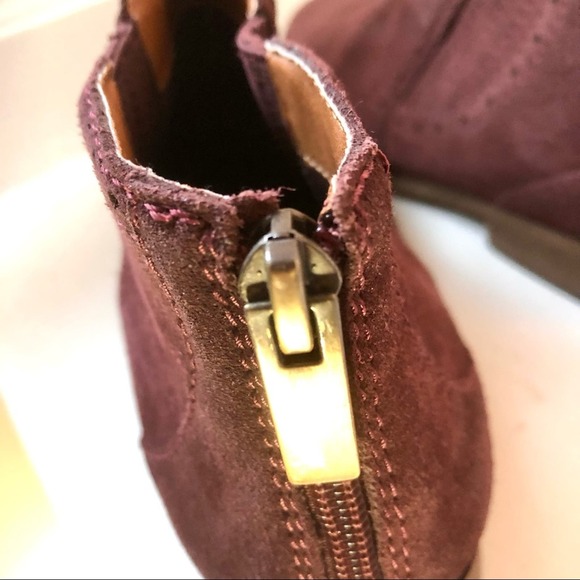 DV by Dolce Vita | Purple Suede Ankle Boots Booties 7.5 - Picture 13 of 16